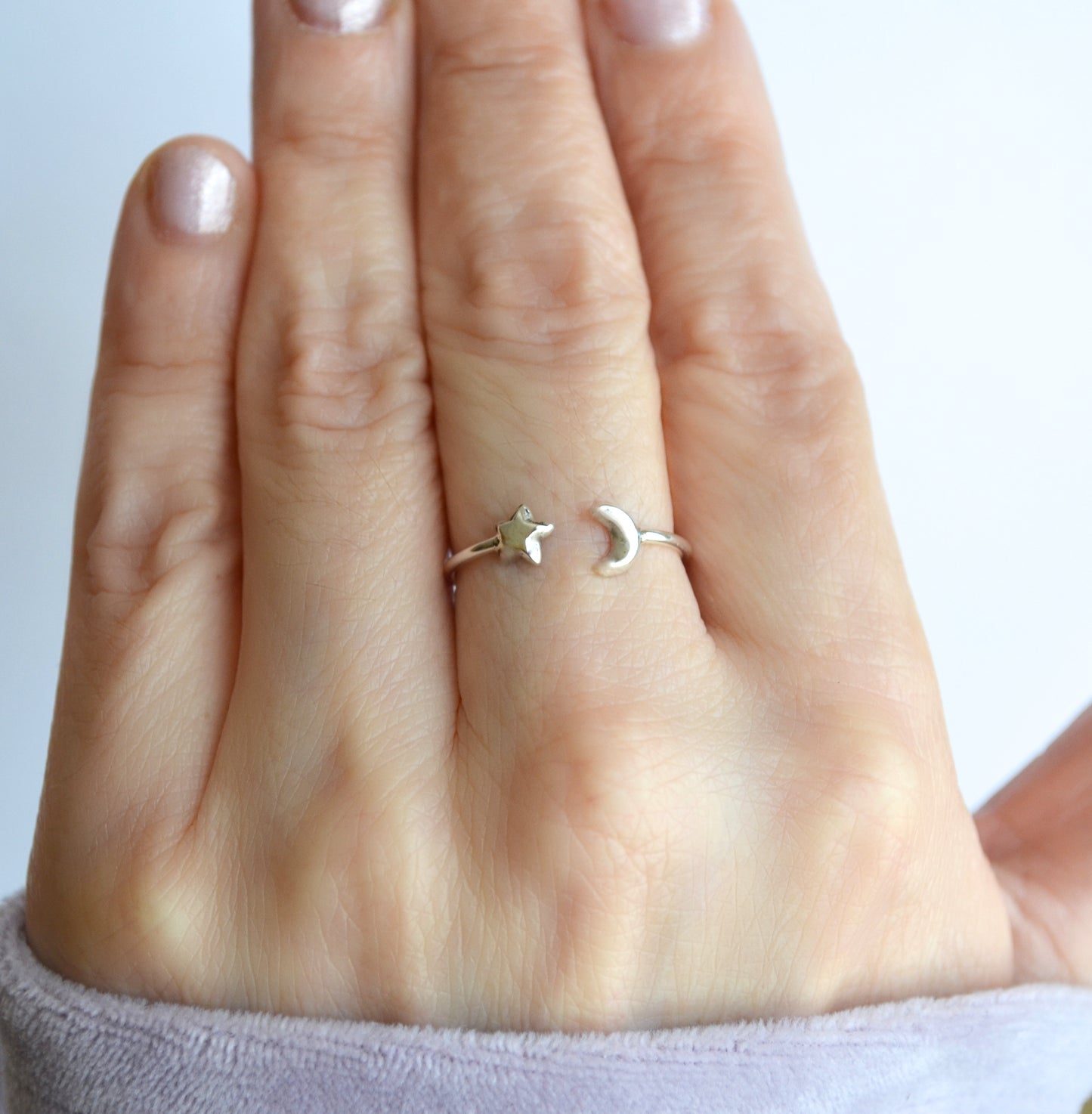 Bague Lune-étoile magique