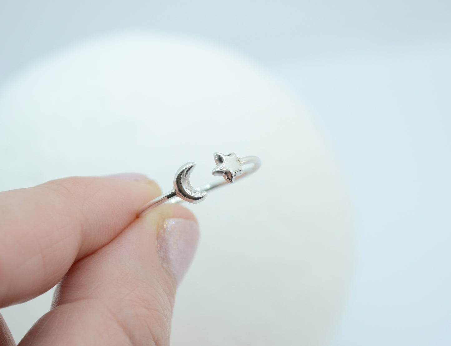 Bague Lune-étoile magique
