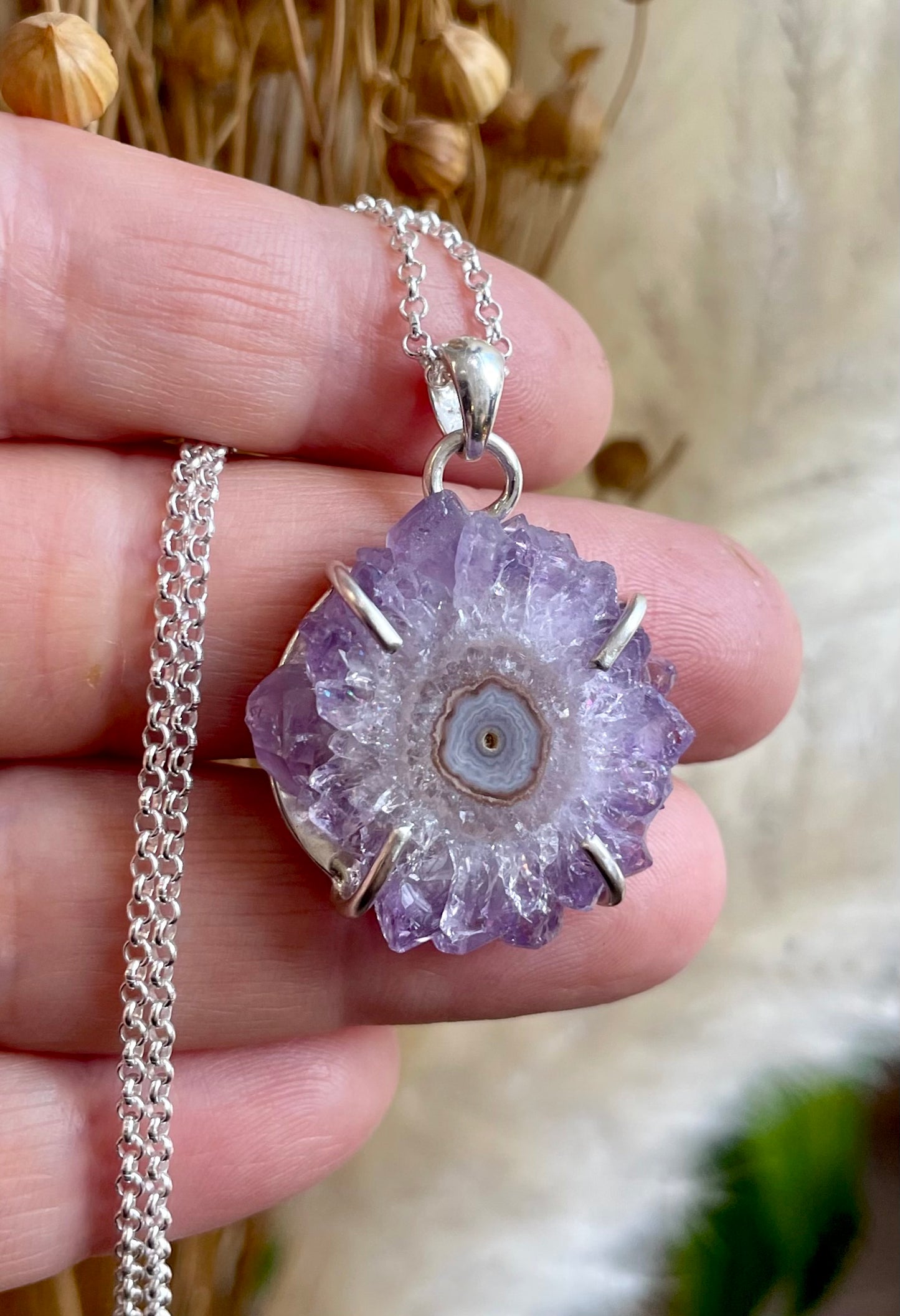 Stalactite d’améthyste